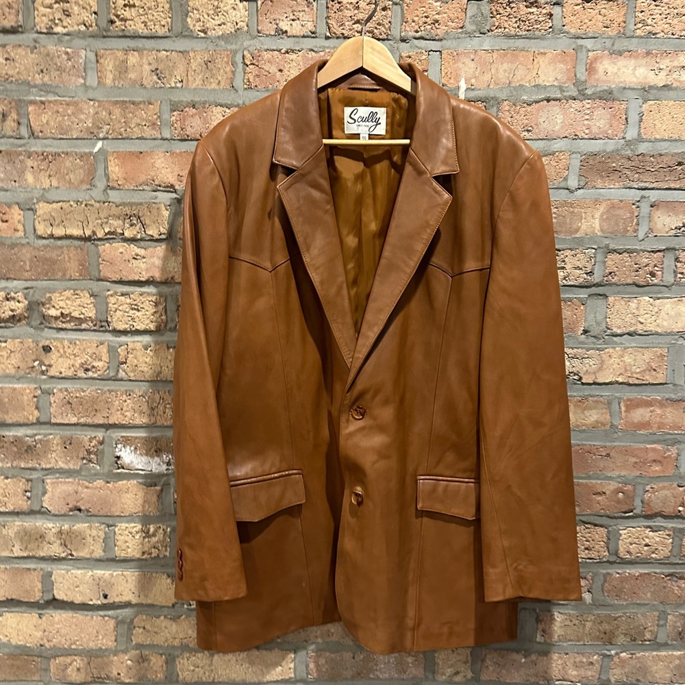 Brown Scully Leather Western Jacket